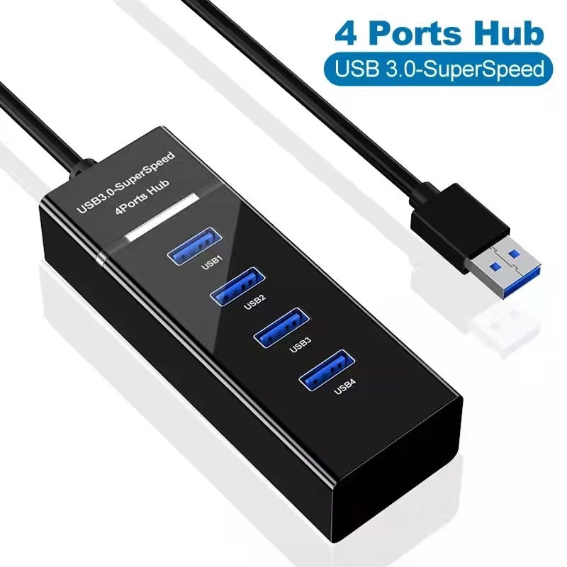 4-in-1 USB 3.0 High-Speed Hub