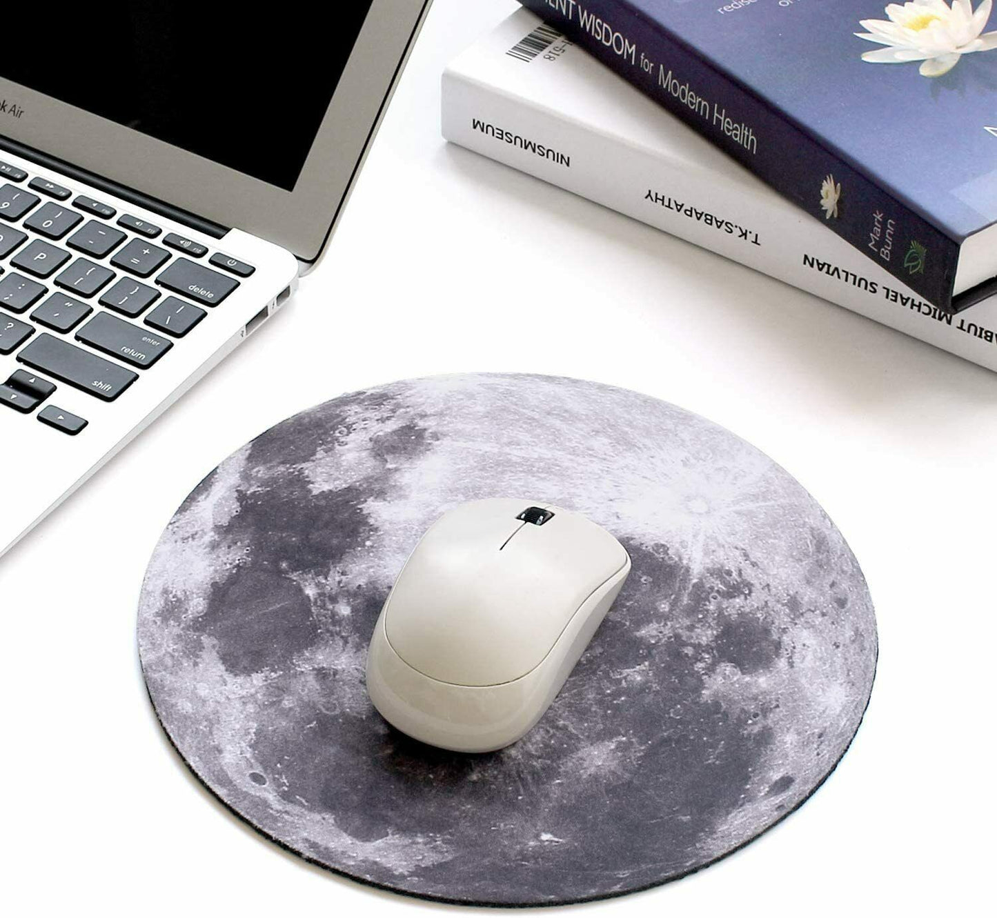 Non-Slip Space Round Gaming Mouse Pad