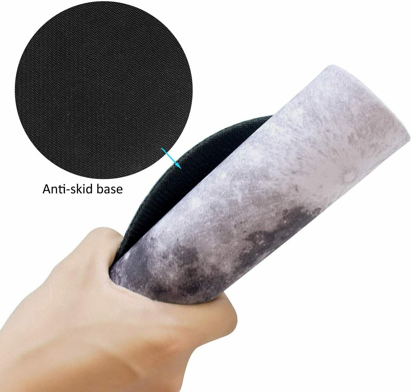 Non-Slip Space Round Gaming Mouse Pad