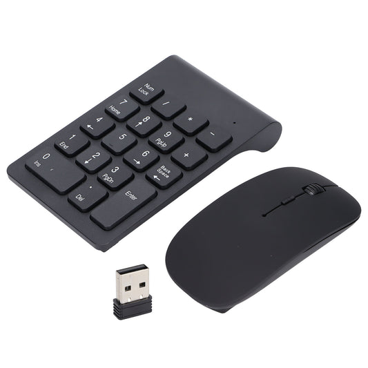 2.4GHz Wireless Number Pad Mouse Combo