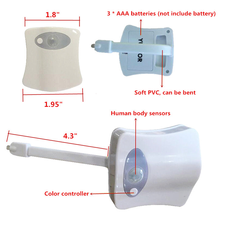 Toilet Induction LED Night Light - SMDShopping