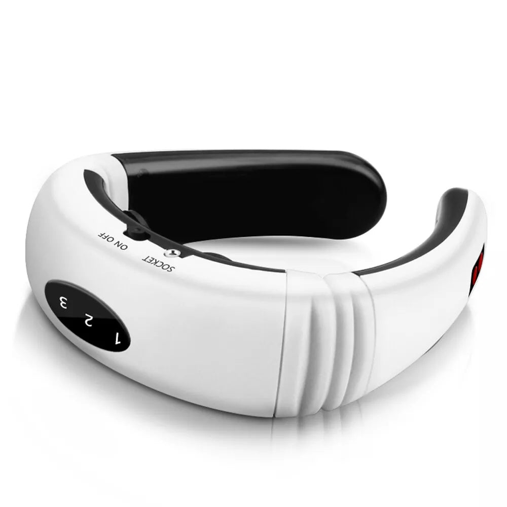 Electric TENS Neck Massager with Magnetic Therapy