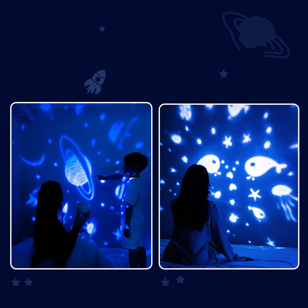 Galaxy Star Projector Astronaut Night Light - SMDShopping