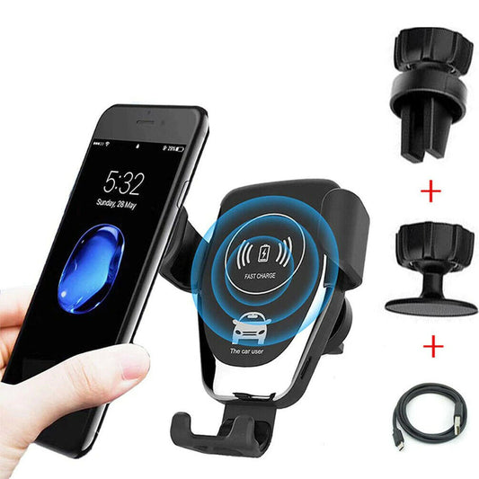 10W QI Wireless Car Charger Mount