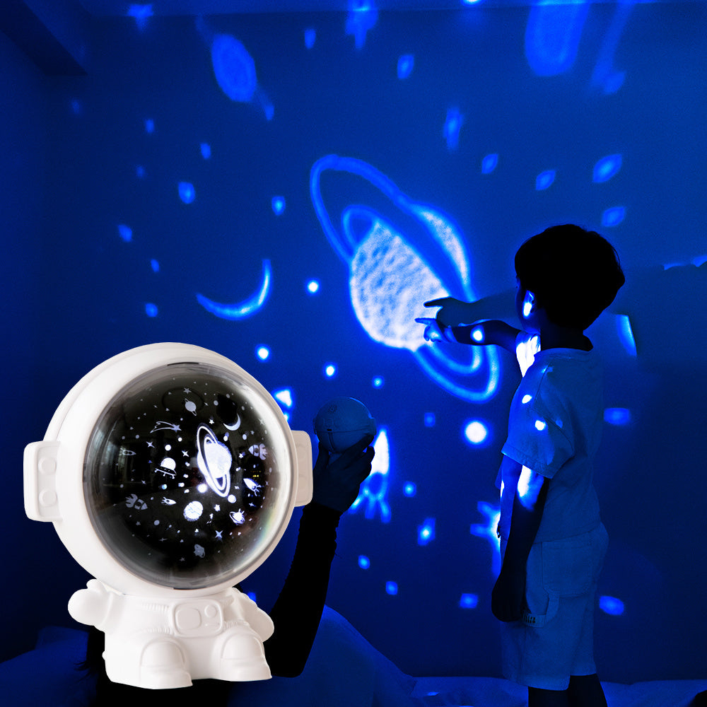 Galaxy Star Projector Astronaut Night Light - SMDShopping